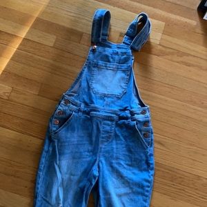 Vanilla Star Distressed Leg Overalls